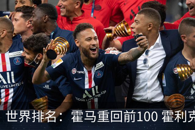 世界排名：霍马重回前100 霍利克夺冠进前150